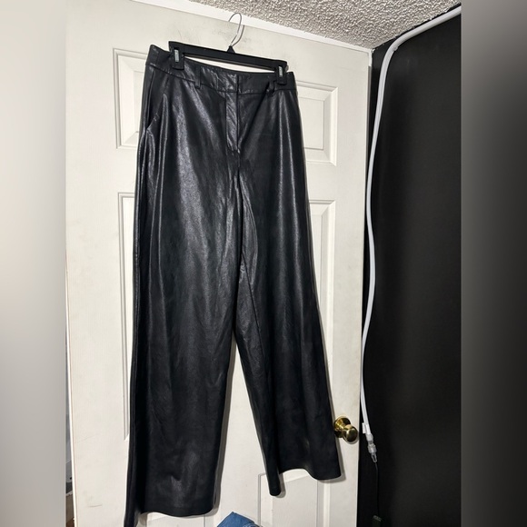 commando Faux Leather Wide Leg Trousers - Picture 4 of 5